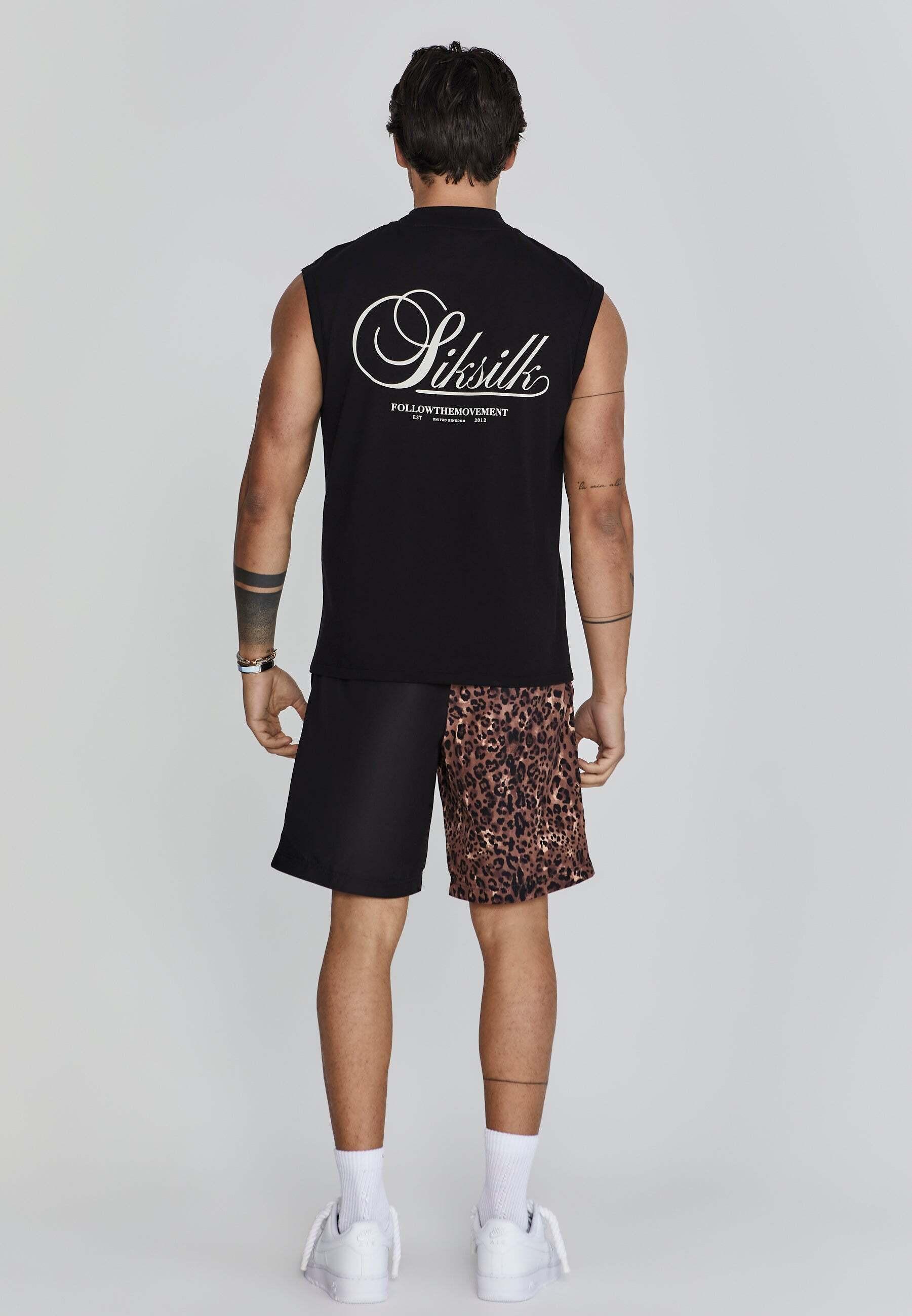 Sik Silk  Shorts Animal Print Shorts 