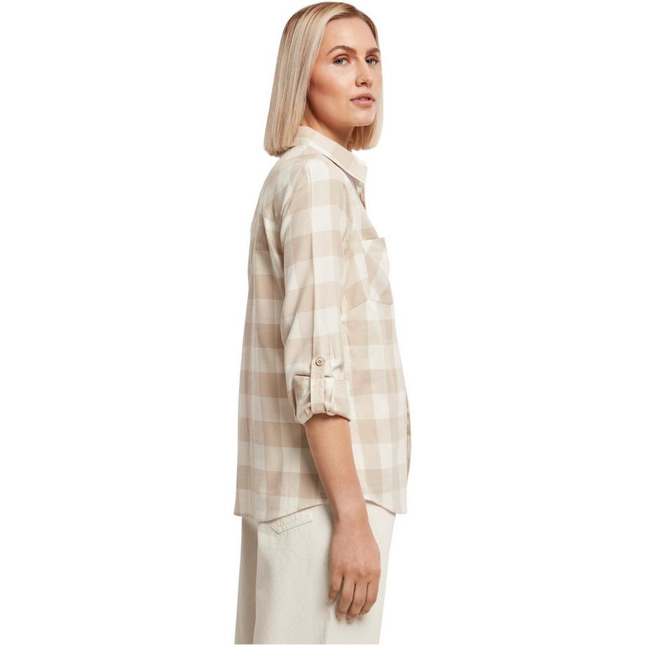 URBAN CLASSICS Camicia a quadri in flanella Turnup  