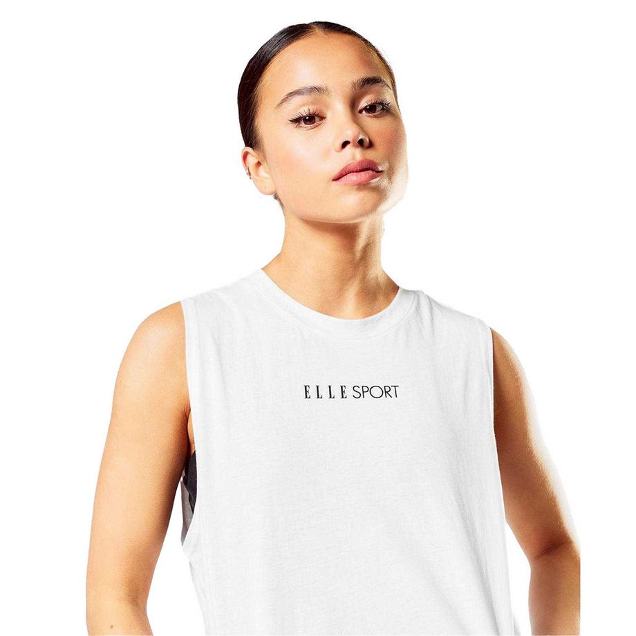 ELLE Ärmelloses Top mit Signaturdruck  
