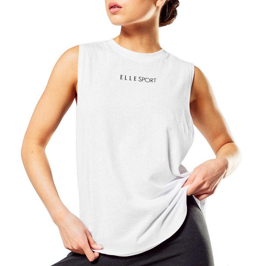ELLE Ärmelloses Top mit Signaturdruck  
