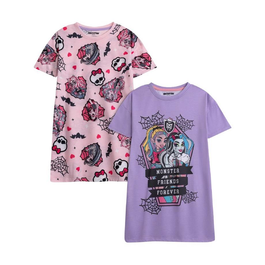 Nachtkleid, Polyester (2er-Pack)