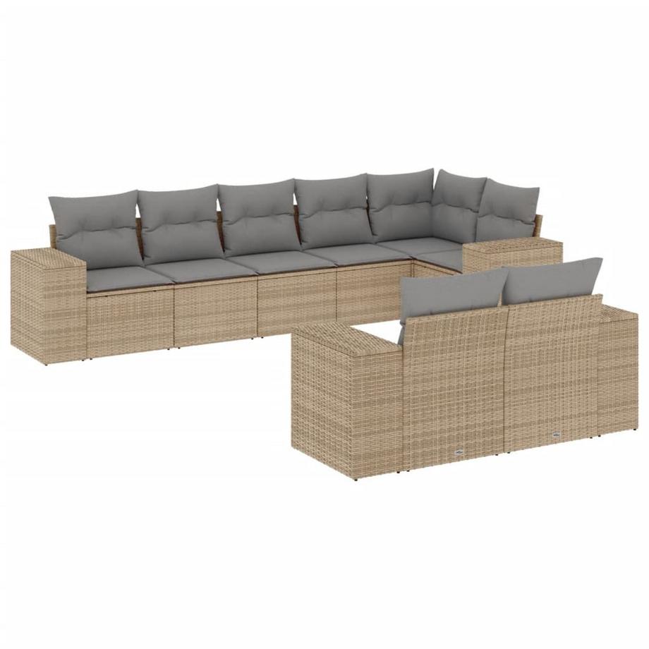 Garten sofagarnitur poly-rattan