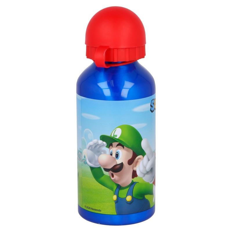 Stor Super Mario Trinkflasche Aluminium (400ml)  