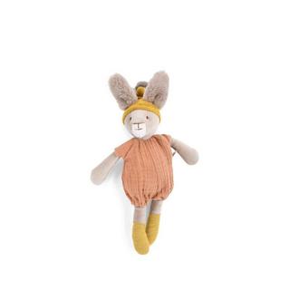 Moulin Roty  Petite peluche lapin couleur argile, Trois Petits Lapins, Moulin Roty 