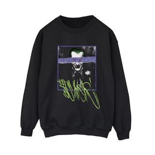 BATMAN Joker Grafik Print Sweatshirt  