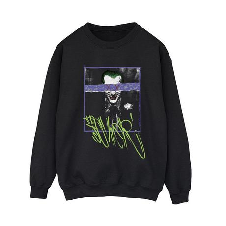 BATMAN Joker Grafik Print Sweatshirt  