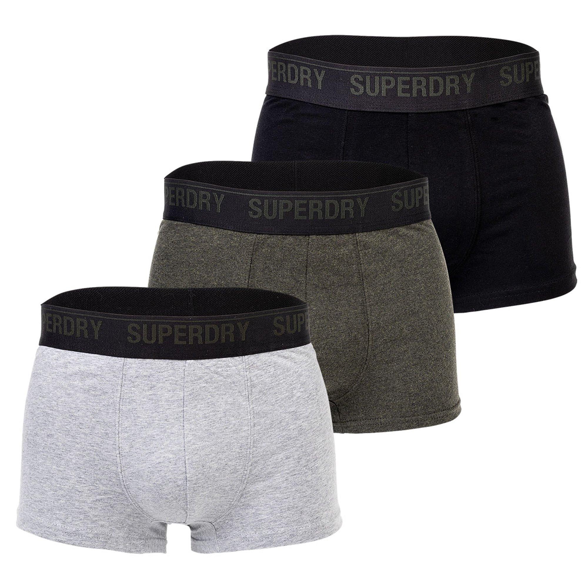 Superdry  Boxer Uomini Confezione da 3 Vestibilità confortevole-TRUNK MULTI TRIPLE PACK 