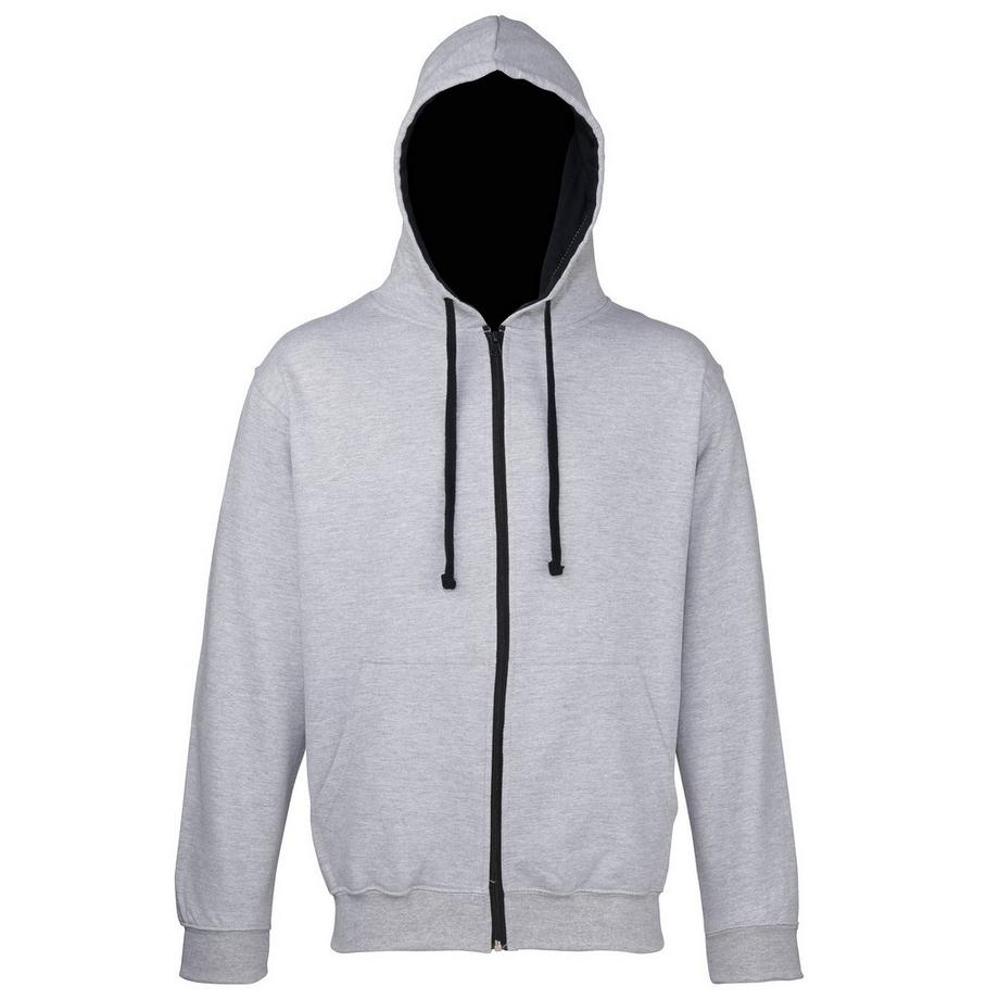 Sweatshirt à capuche et fermeture zippée