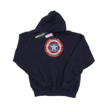 Sweat à capuche CAPTAIN AMERICA PIXELATED SHIELD