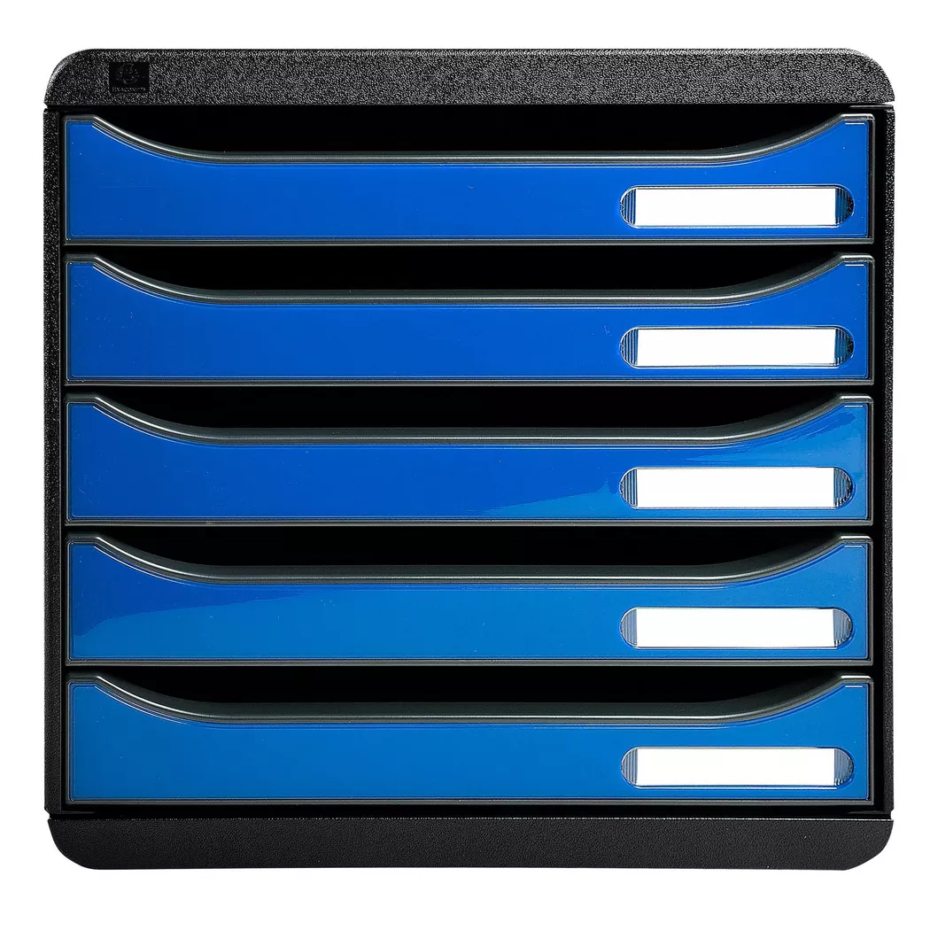 Exacompta BIG-BOX PLUS Iderama 5 Drawer Unit, Ice Blue