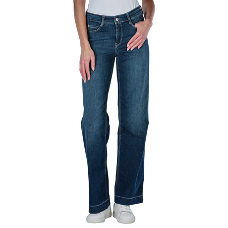 MAC Dream Wide Leg Light Denim Jeans  