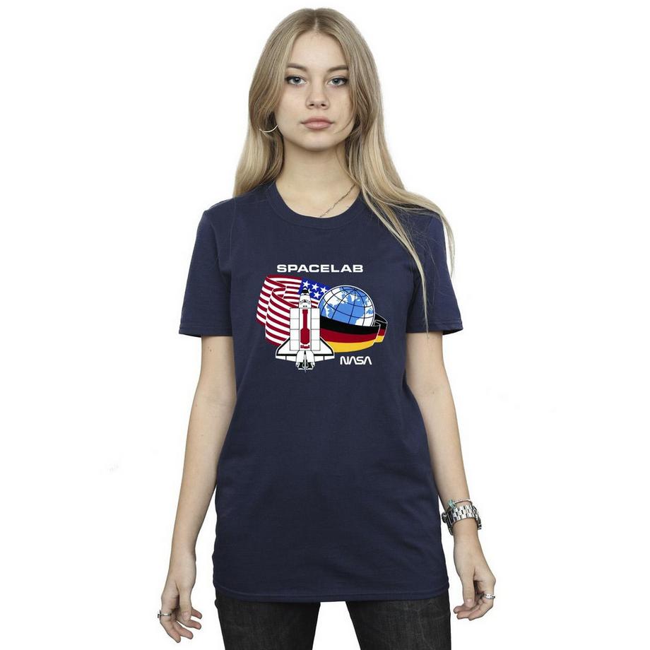 Nasa Space Lab T-Shirt Imprimé Graphique  