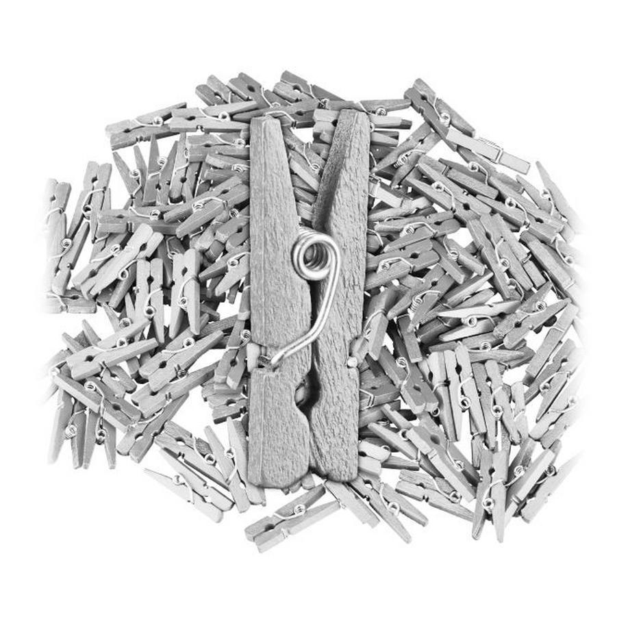 Mini morsetti in legno set da 400