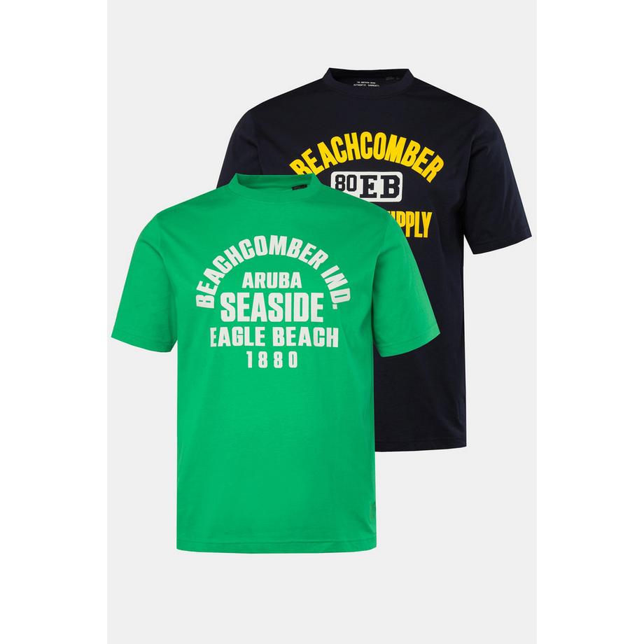 JP1880 T-Shirts 2er Pack Halbarm Prints  