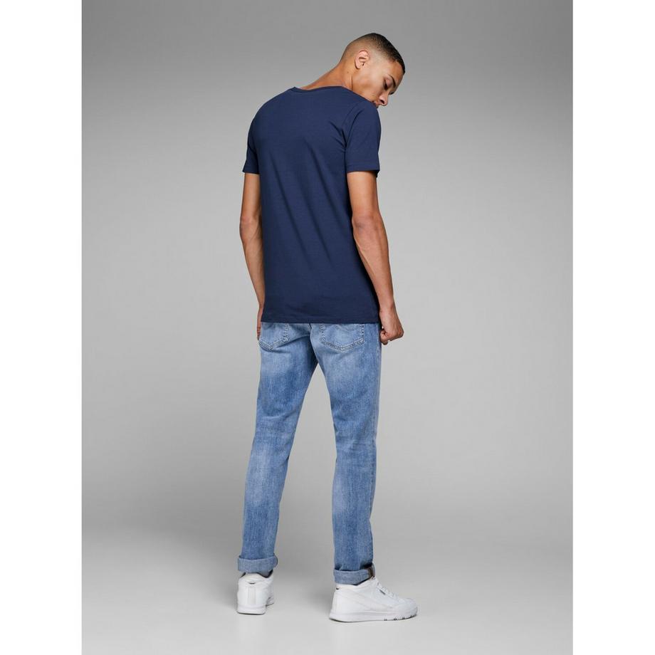 JACK & JONES T-Shirt Scollo a V Vestibilità Regolare  