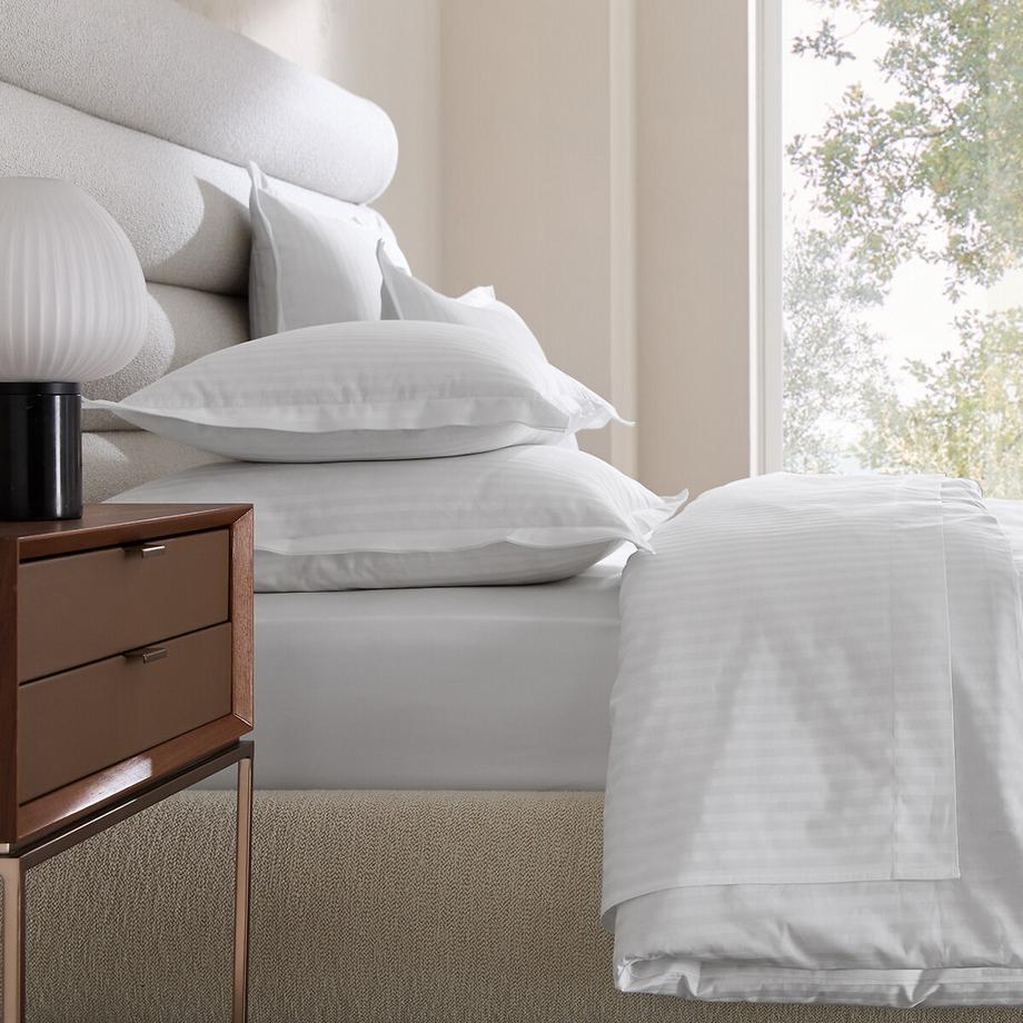 Taie d'oreiller en satin de coton