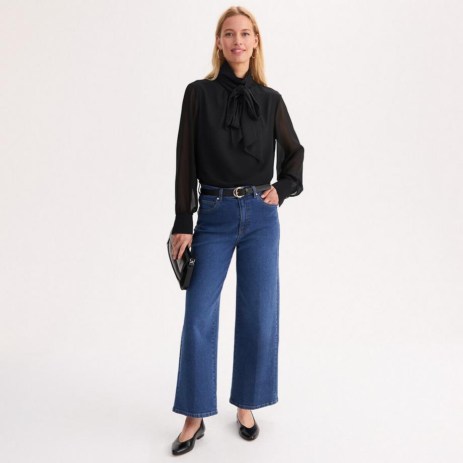La Redoute Collections Blouse lavallière manches longues  