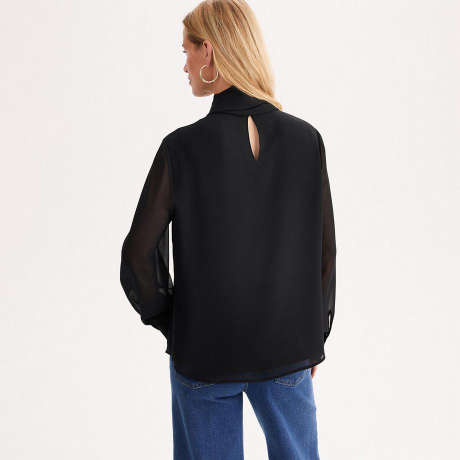 La Redoute Collections Blouse lavallière manches longues  