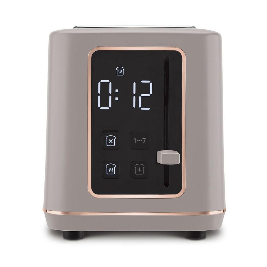 Berlinger Toaster mit Digitalanzeige Taupe Collection  
