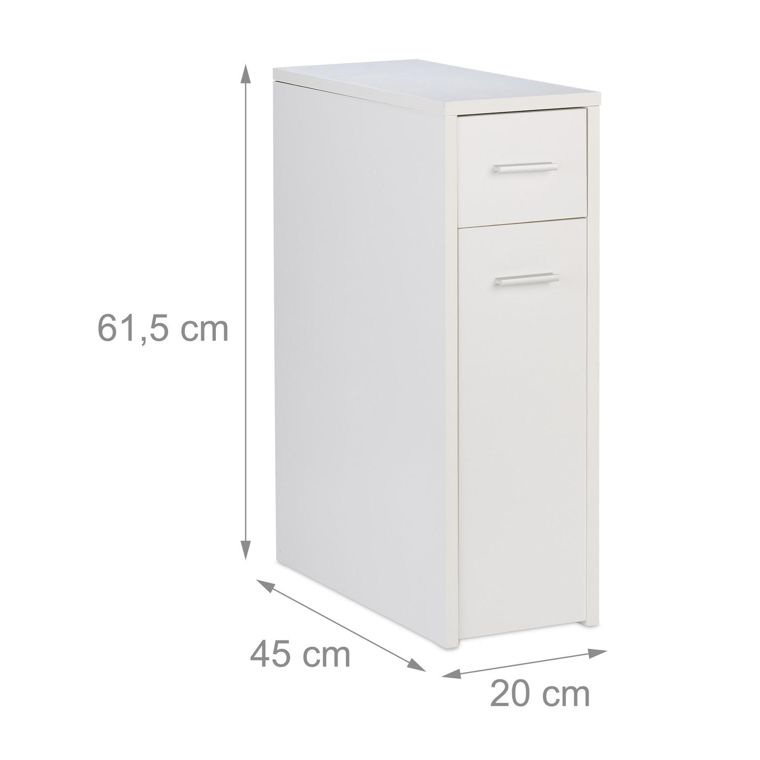 Northix Meuble niche blanc  