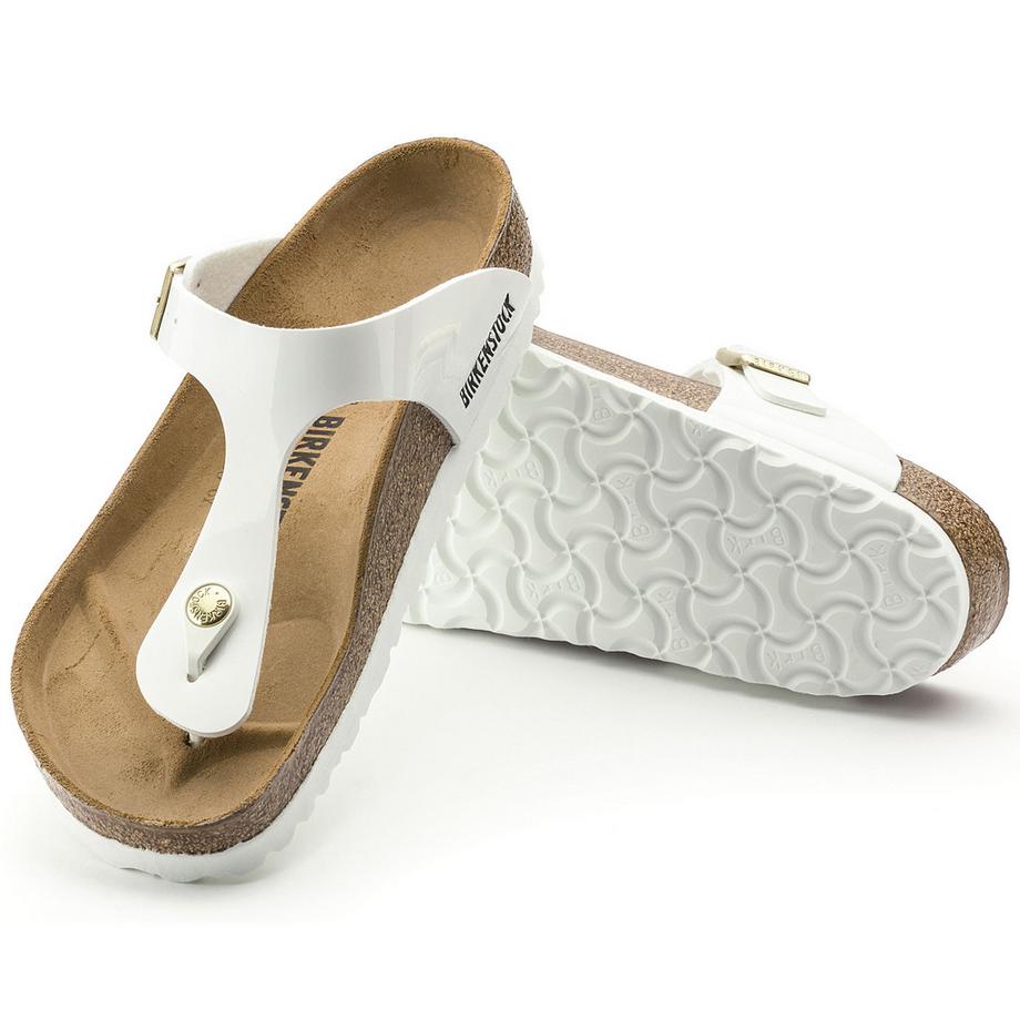 BIRKENSTOCK Gizeh BS Birko-Flor Patent Sandales  