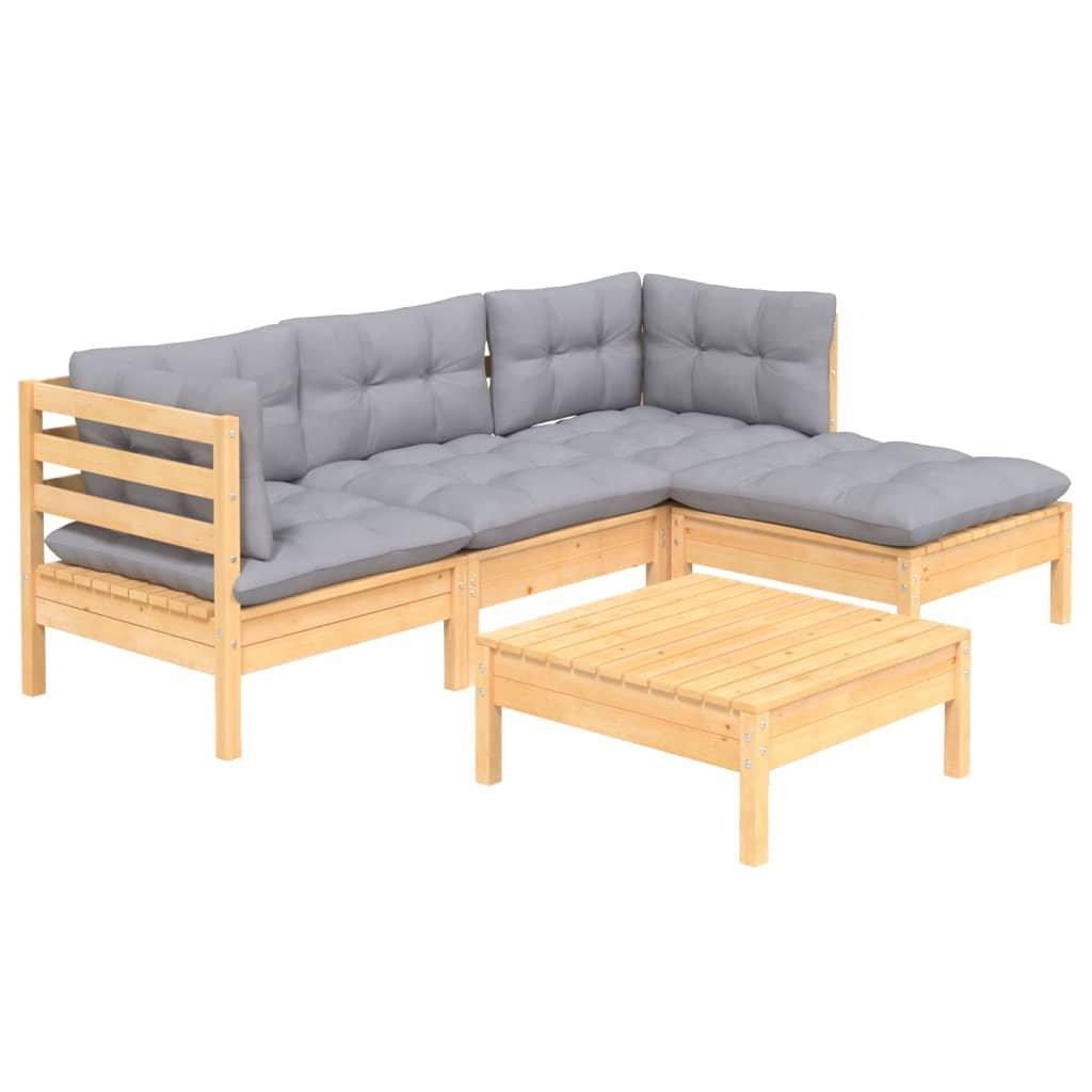 VidaXL Garten-lounge-set holz  