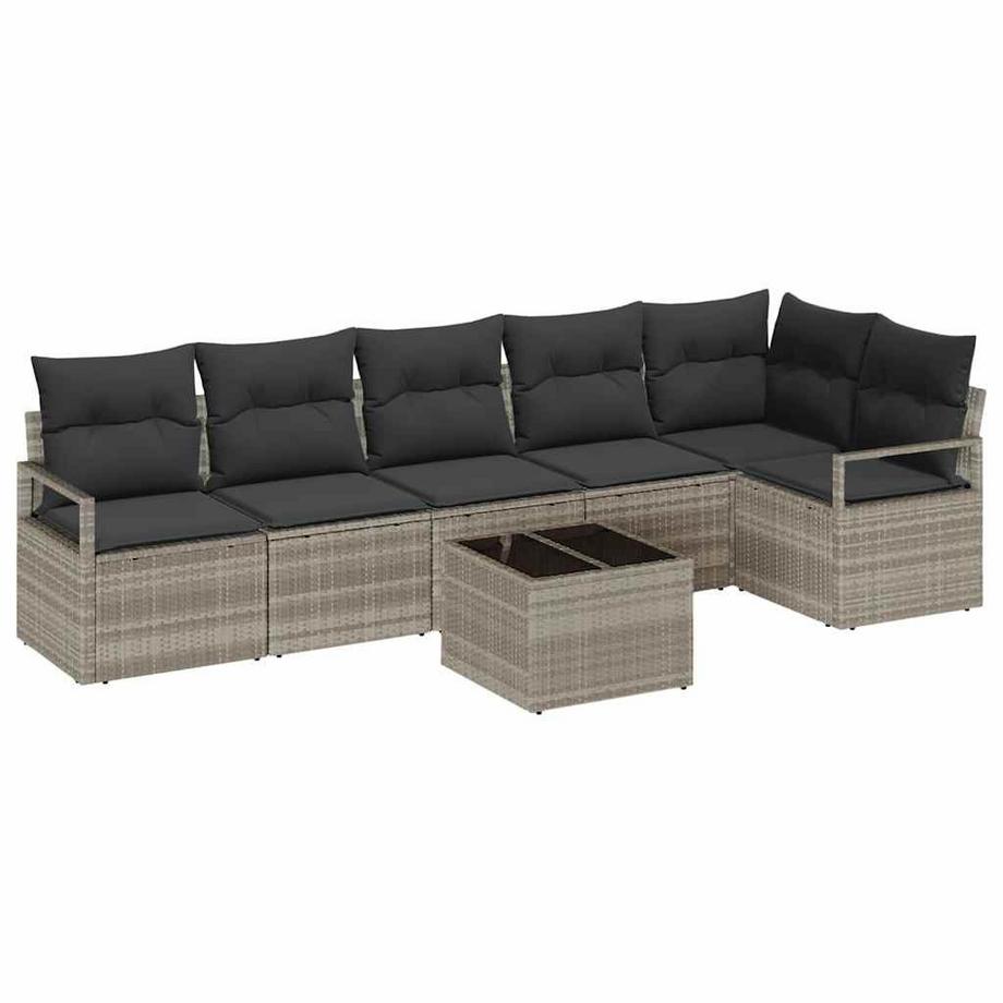 Mobilier de jardin poly rattan