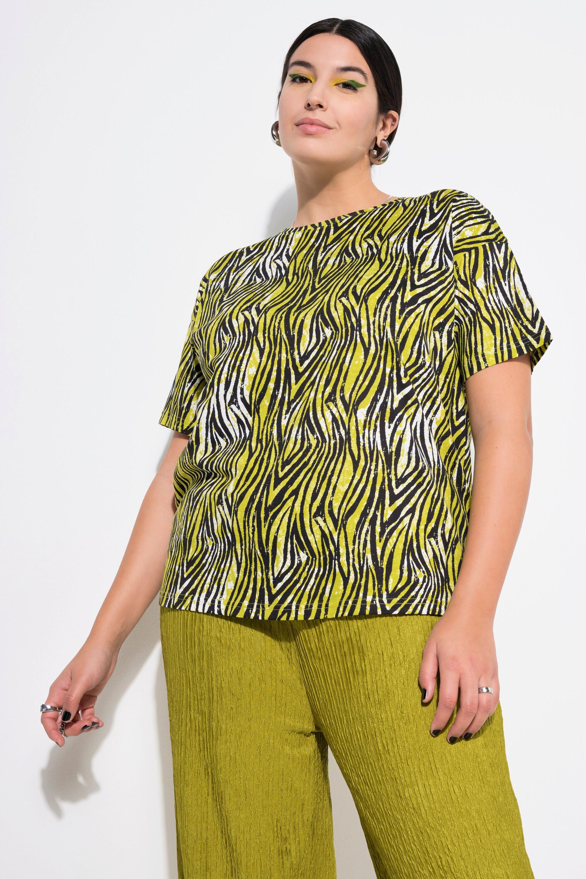 Studio Untold  T-Shirt, oversized, Zebra-Muster 