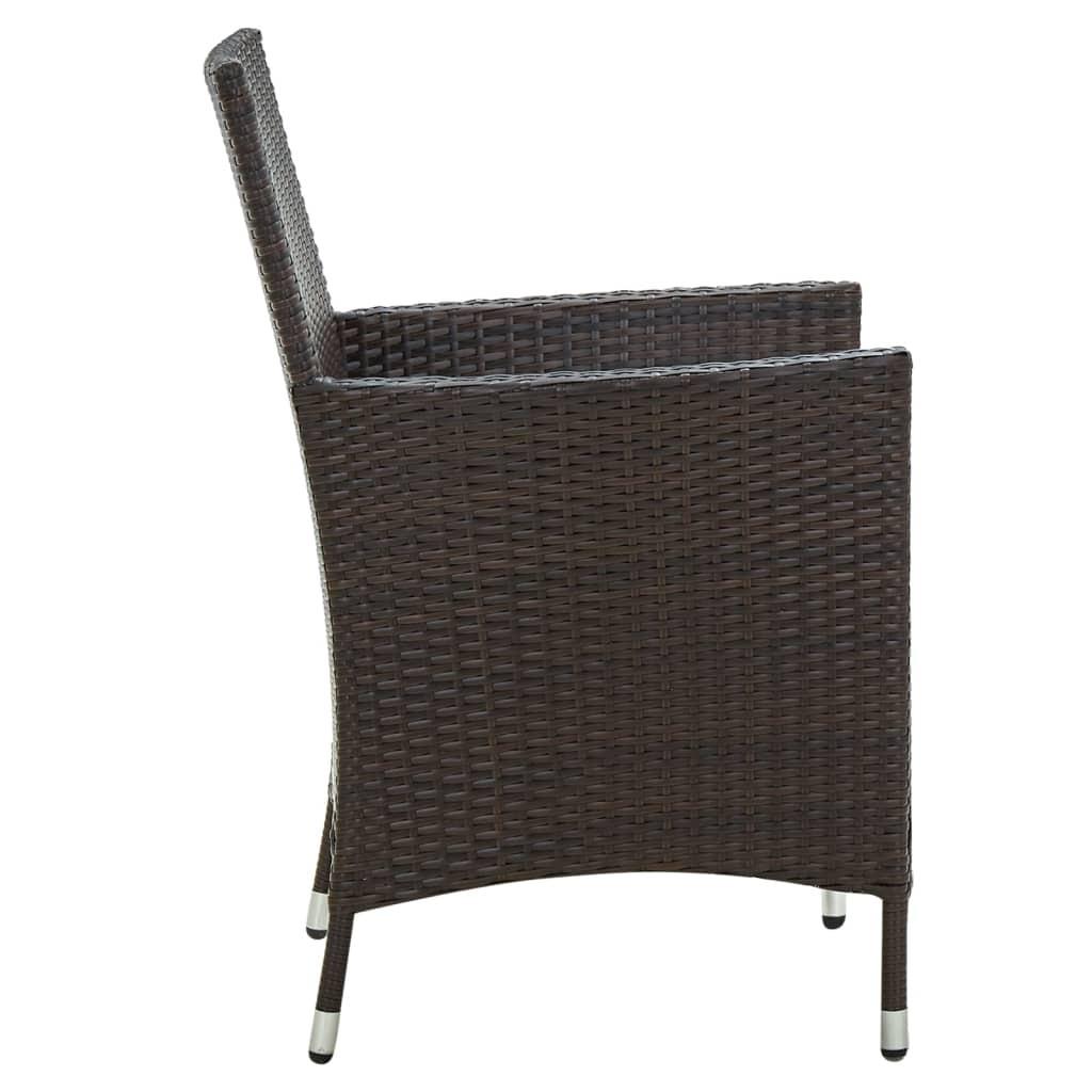 VidaXL Gartenstuhl poly-rattan  