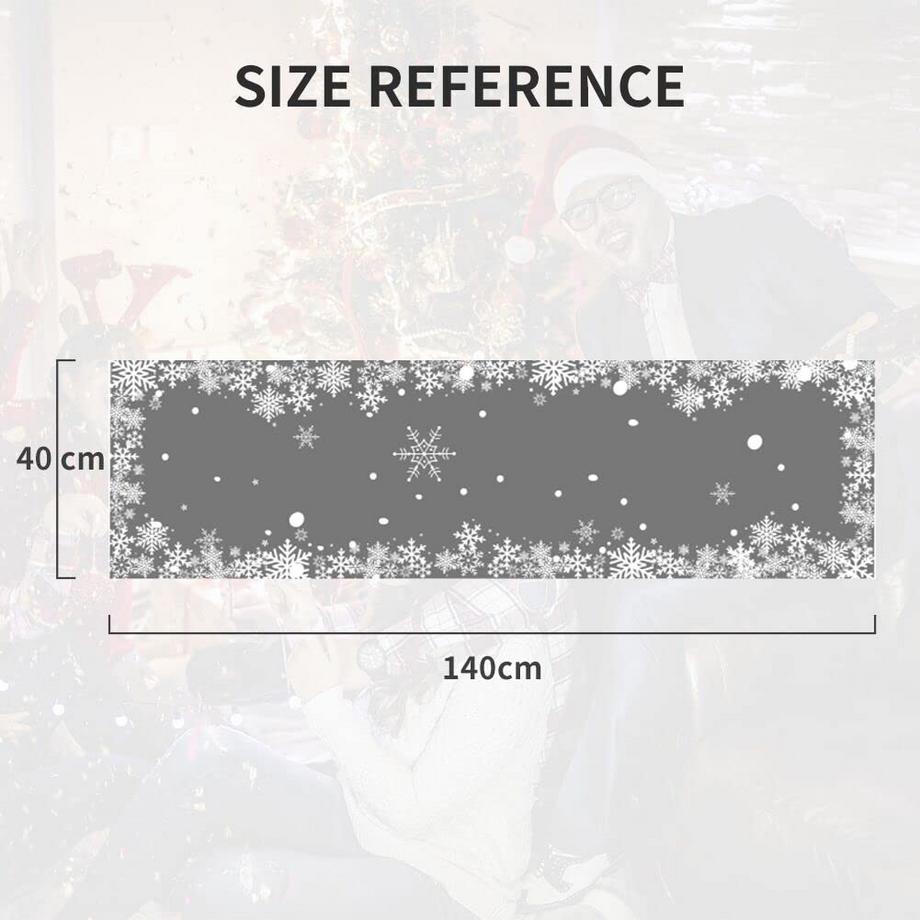 Alopini Chemin de table Noël moderne, chemin de table décor, chemin de table  