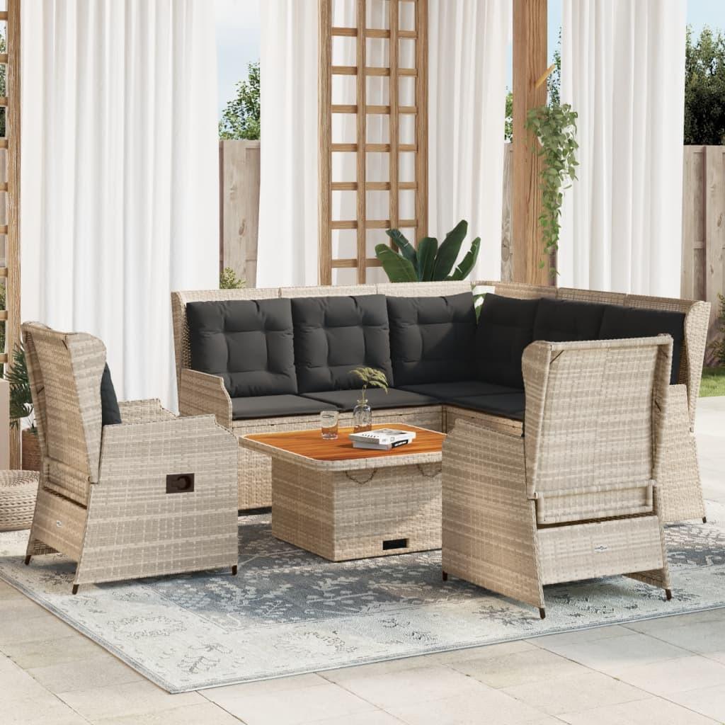 VidaXL Garten lounge set poly-rattan  