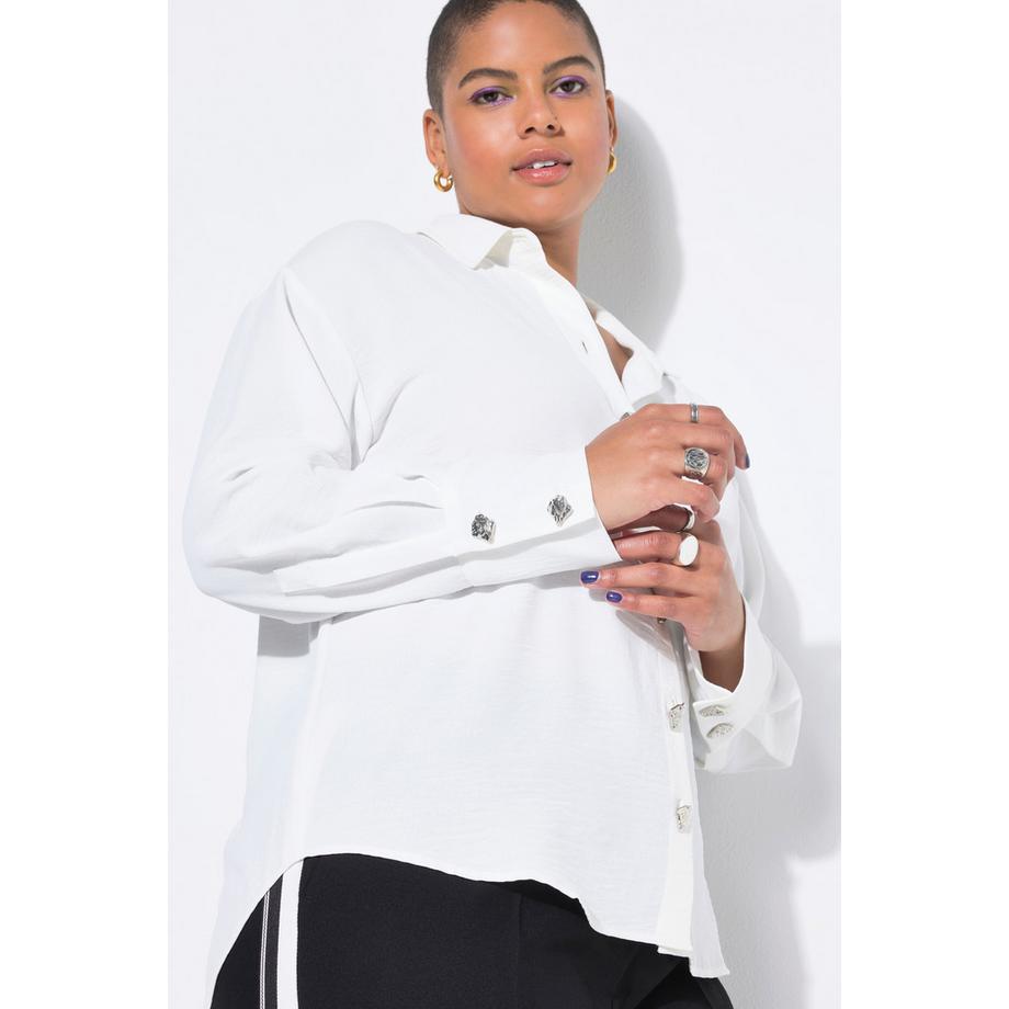 Studio Untold Chemisier Oversize Boutons Fantaisie  