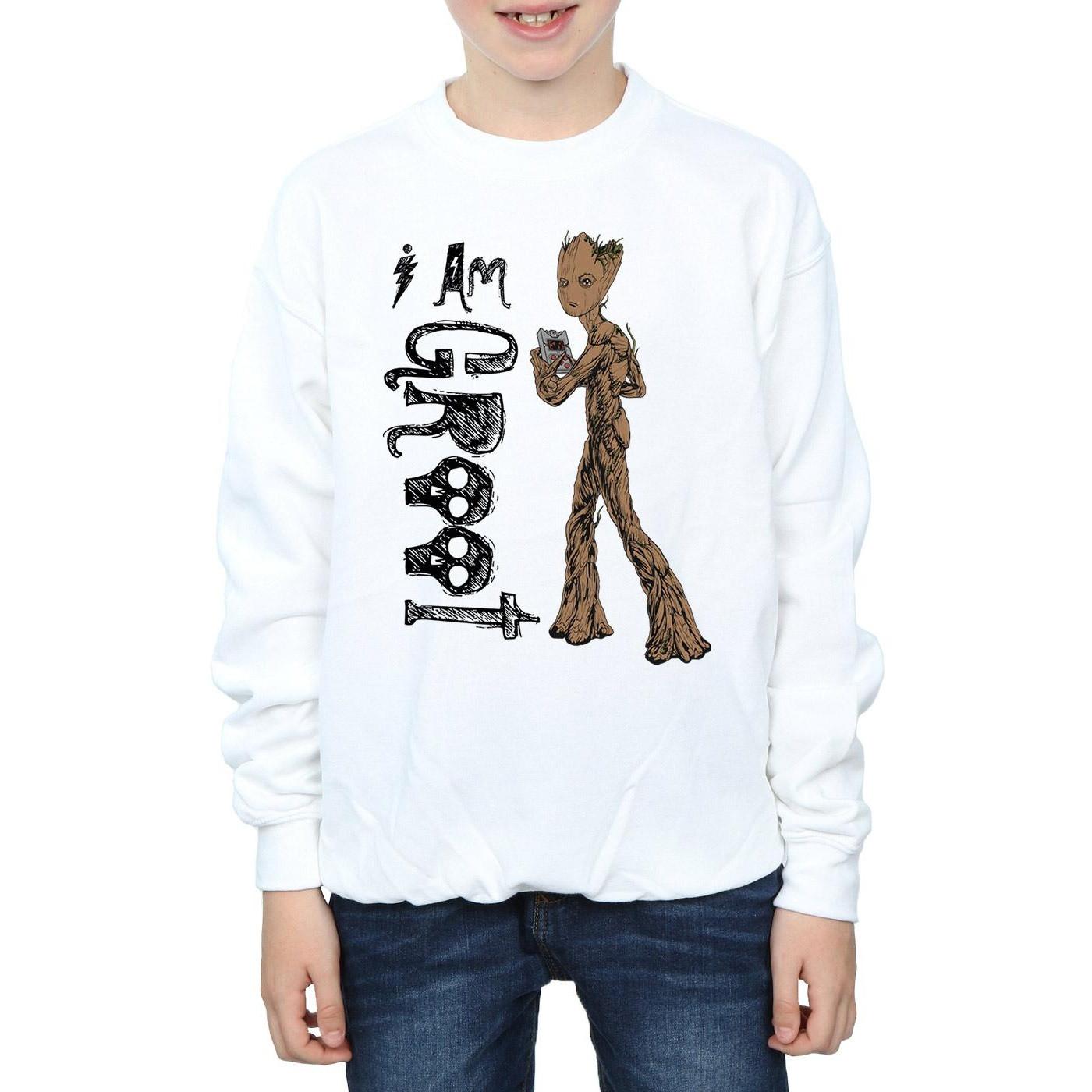 MARVEL  Avengers Infinity War I Am Teenage Groot Sweatshirt 