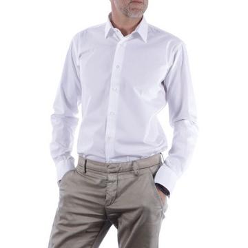 Tailliertes, schlichtes Business-Hemd aus Popeline