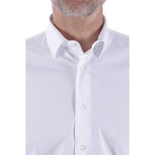 Atelier F&B  Tailliertes, schlichtes Business-Hemd aus Popeline 