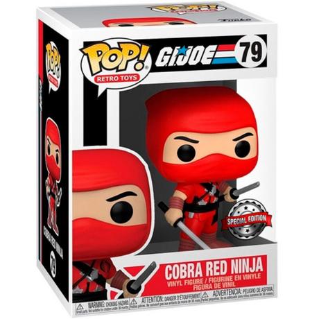 Funko  Figura POP G.I. Joe Cobra Red Ninja Esclusivo 
