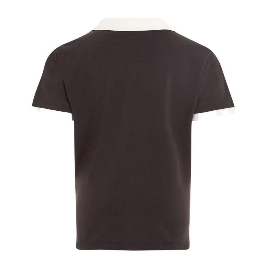Calvin Klein  Maglietta Polo Regolare Dettaglio A Contrasto Maniche Corte 