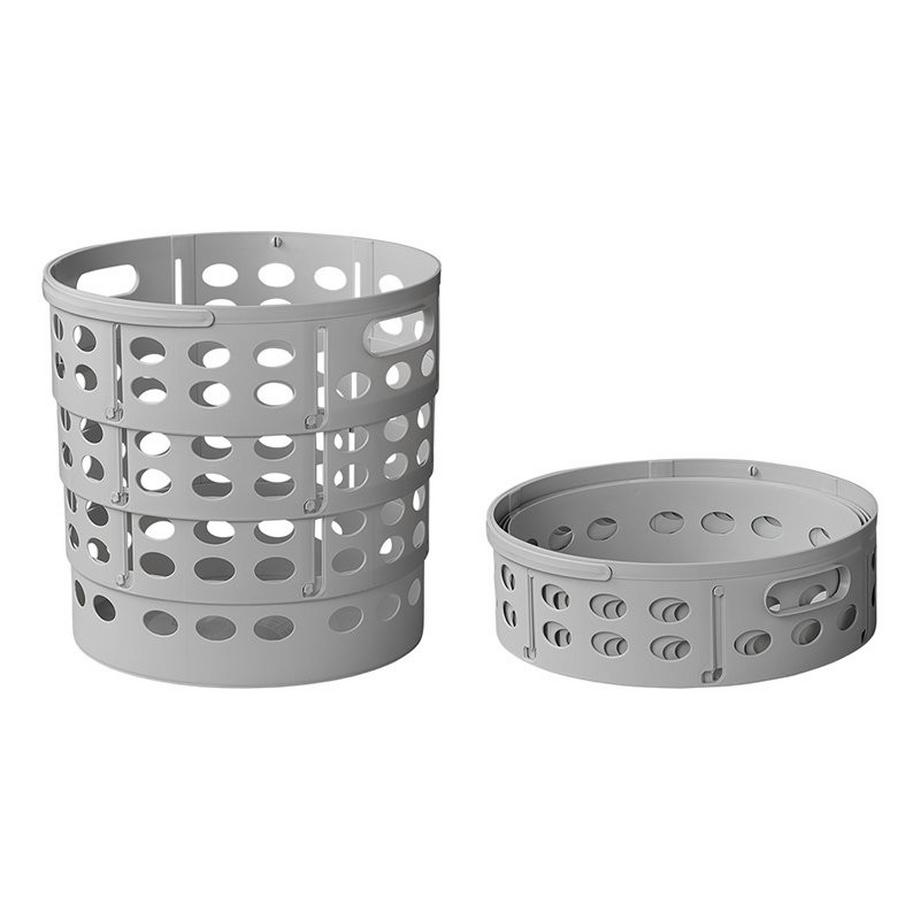 Pricenet Cesto portabiancheria pieghevole Ø 35 cm  