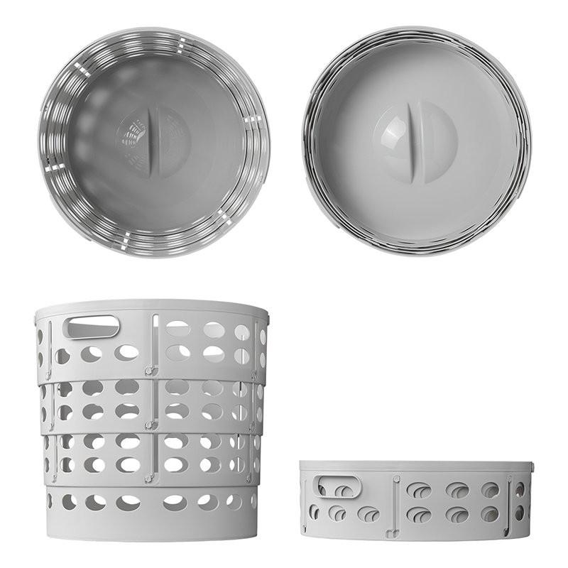 Pricenet Cesto portabiancheria pieghevole Ø 35 cm  