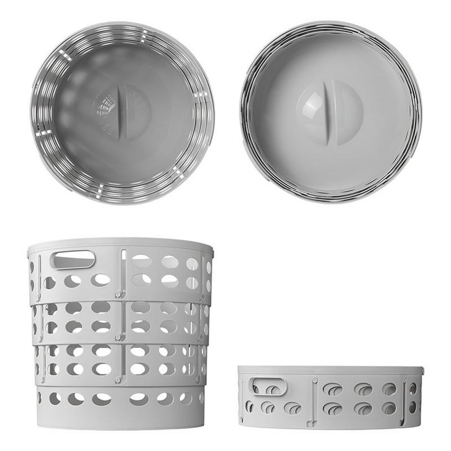 Pricenet Cesto portabiancheria pieghevole Ø 35 cm  