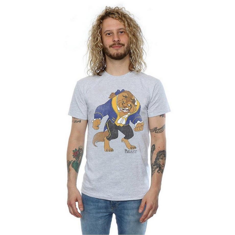 Beauty And The Beast Beast Stampa Grafica T-Shirt Maniche Corte  