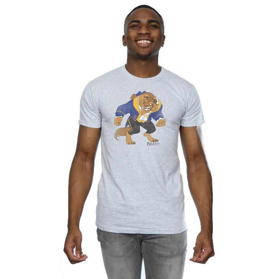 Beauty And The Beast Beast Stampa Grafica T-Shirt Maniche Corte  