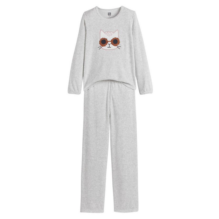 Samt-Pyjama  Katze