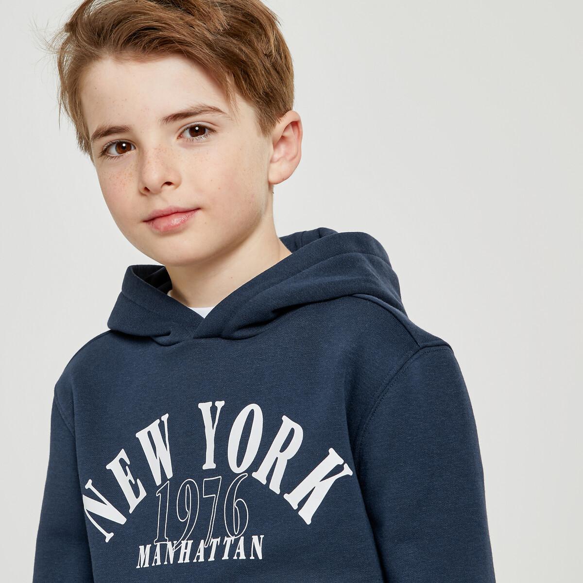 La Redoute Collections  Kapuzensweatshirt mit New-York-Print 