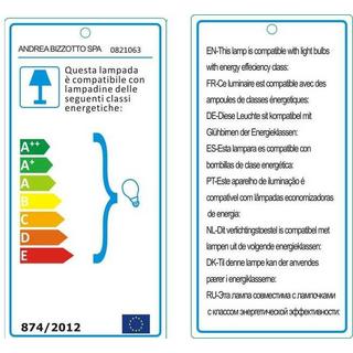 mutoni Lampada da tavolo Altezza foglia 49  