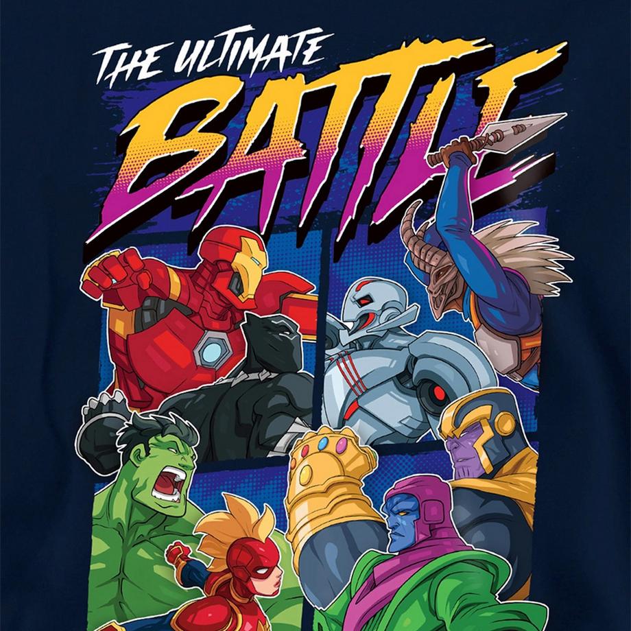 MARVEL  The Ultimate Battle Felpa Con Cappuccio Da Indossare 