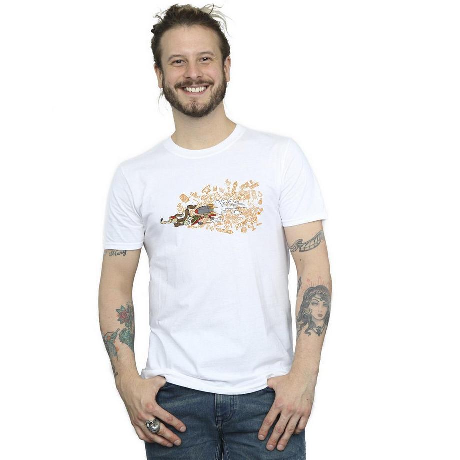 LOONEY TUNES ACME T-Shirt Stampata Maniche Corte  