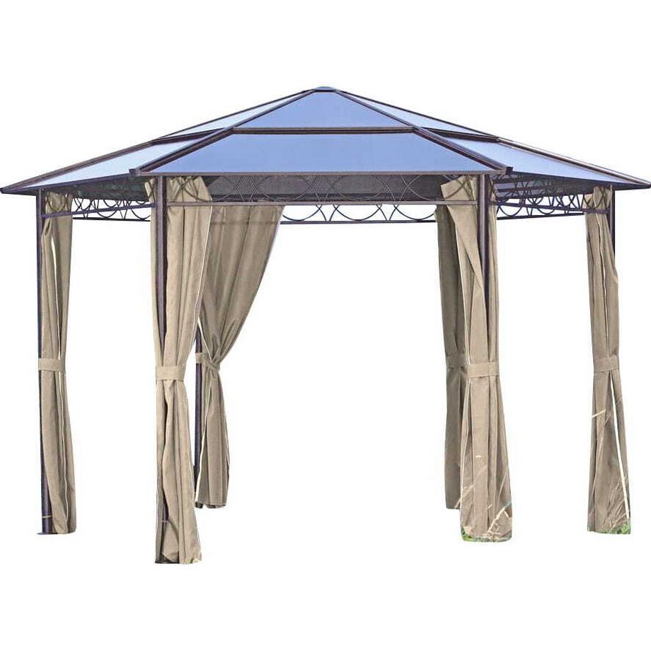 mutoni Padiglione da giardino Grigio salmone 395x395  