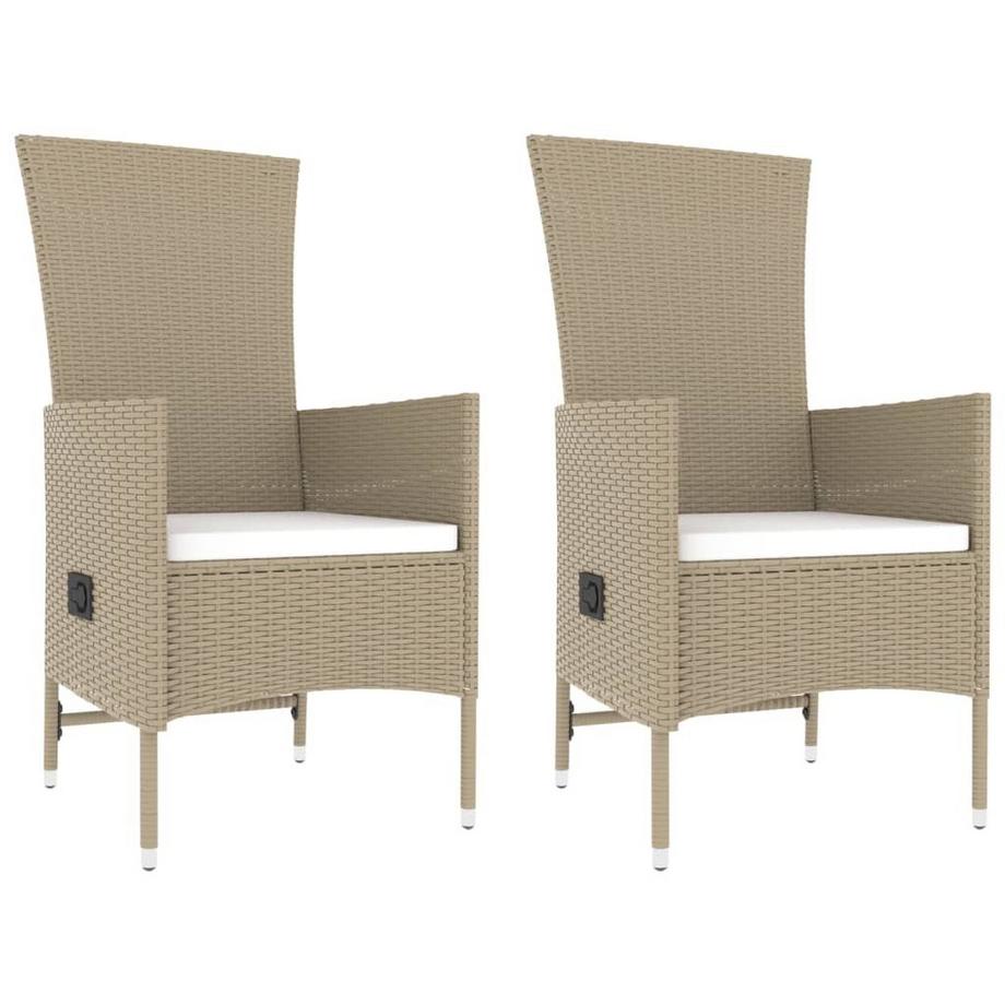 VidaXL Ensemble de salon de jardin rotin synthétique  