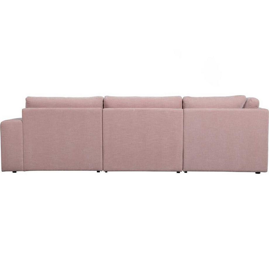 mutoni Canapé d'angle Family arrondi à gauche rose 301x189  